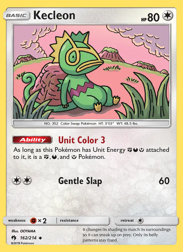 Carta Kecleon 162/214 de Lost Thunder