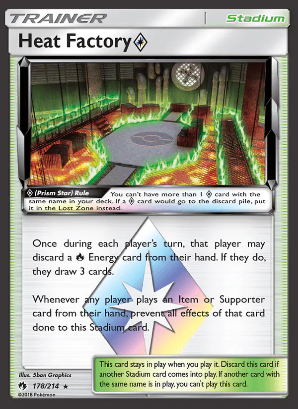 Carta Heat Factory ◇ 178/214 de Lost Thunder