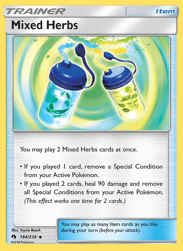 Carta Mixed Herbs 184/214 de Lost Thunder