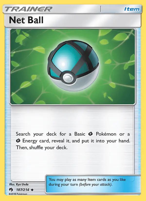 Carta Net Ball 187/214 de Lost Thunder