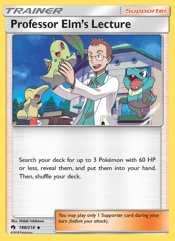 Carta Professor Elm’s Lecture 188/214 de Lost Thunder