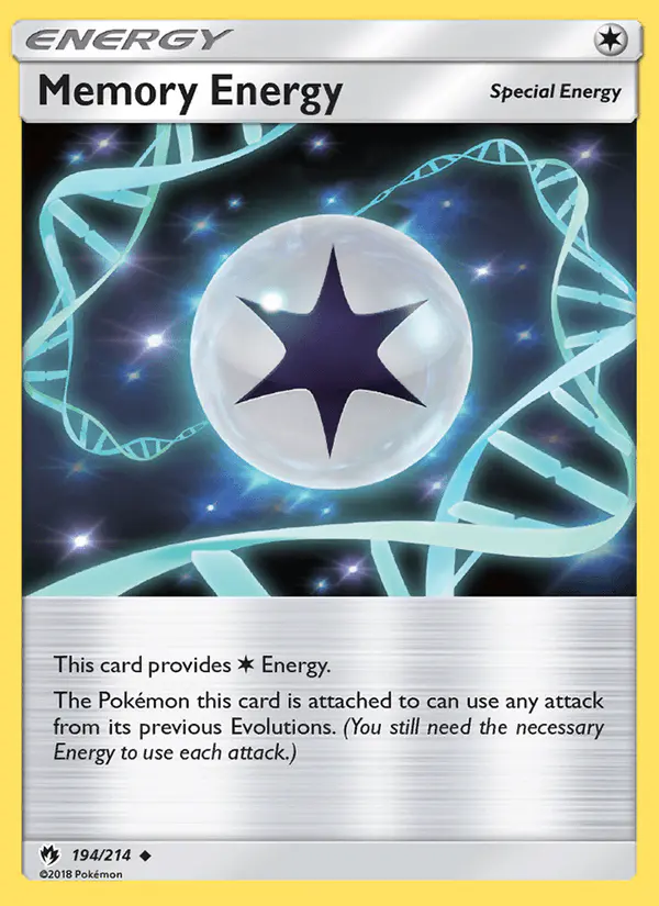 Carta Memory Energy 194/214 de Lost Thunder