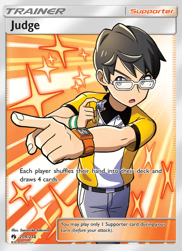 Carta Judge 209/214 de Lost Thunder