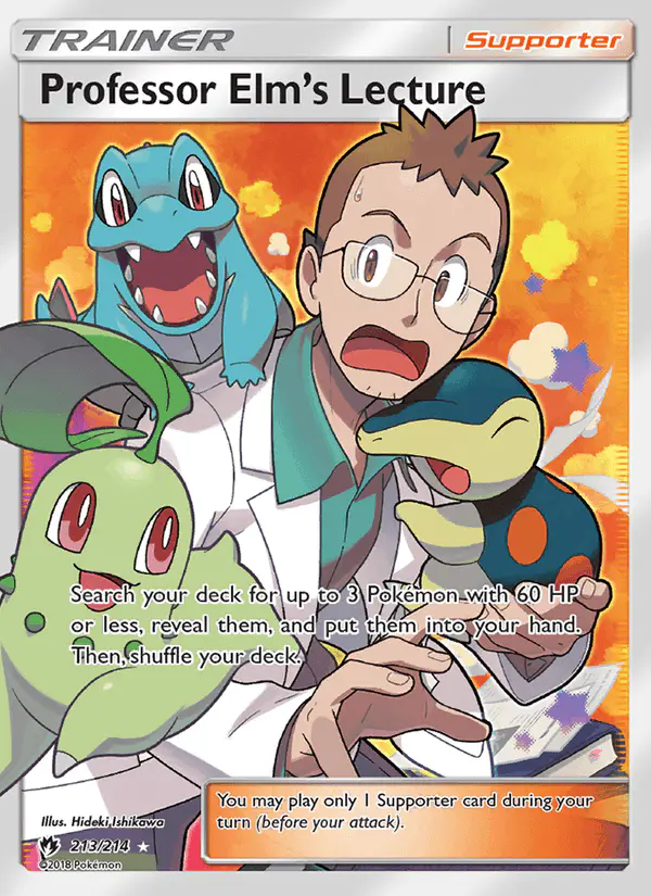 Carta Professor Elm’s Lecture 213/214 de Lost Thunder