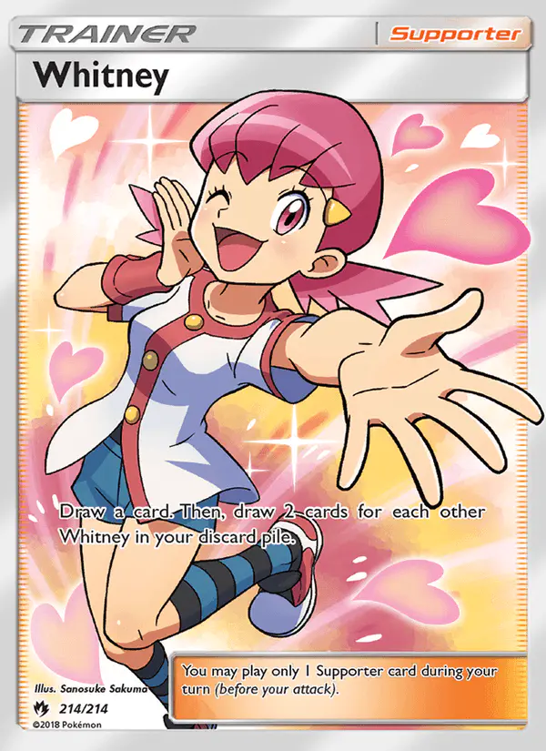 Carta Whitney 214/214 de Lost Thunder