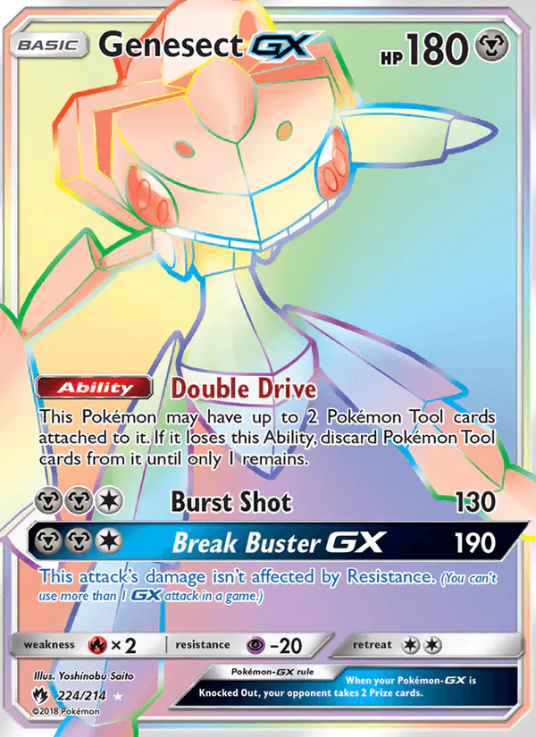 Carta Genesect GX 224/214 de Lost Thunder