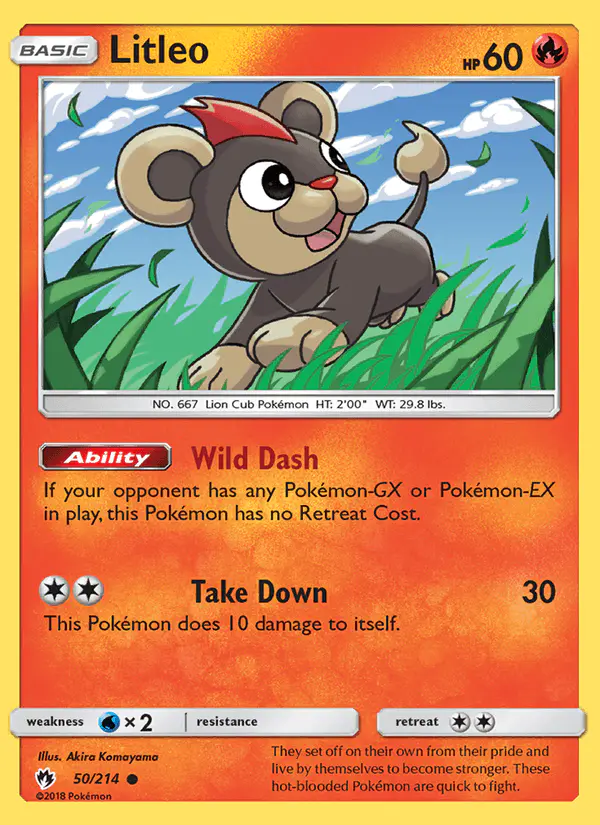 Carta Litleo 50/214 de Lost Thunder