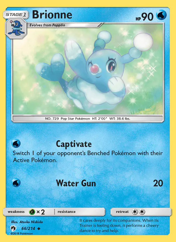 Carta Brionne 66/214 de Lost Thunder