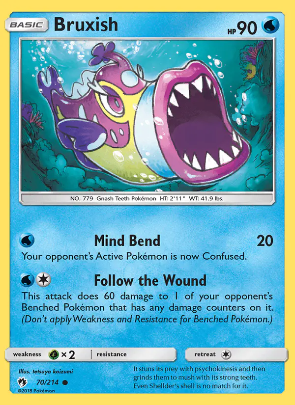 Carta Bruxish 70/214 de Lost Thunder