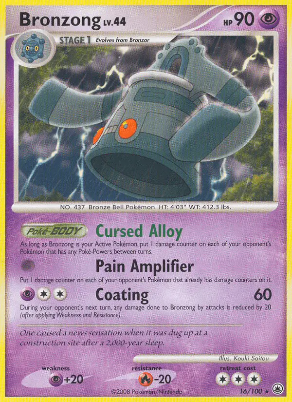 Carta Bronzong 16/100 de Majestic Dawn