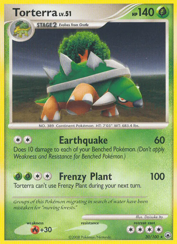 Carta Torterra 30/100 de Majestic Dawn