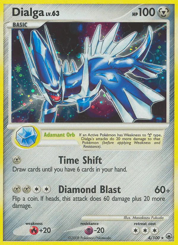 Carta Dialga 4/100 de Majestic Dawn