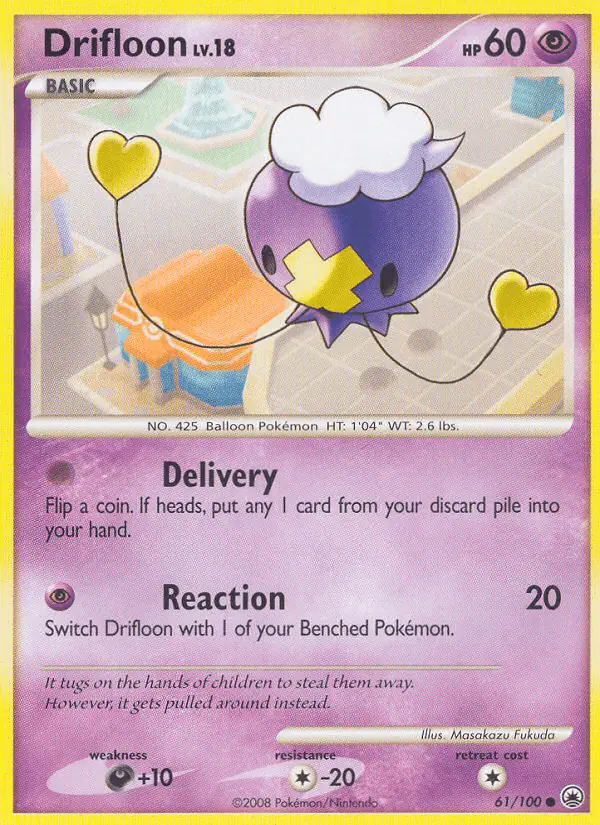 Carta Drifloon 61/100 de Majestic Dawn