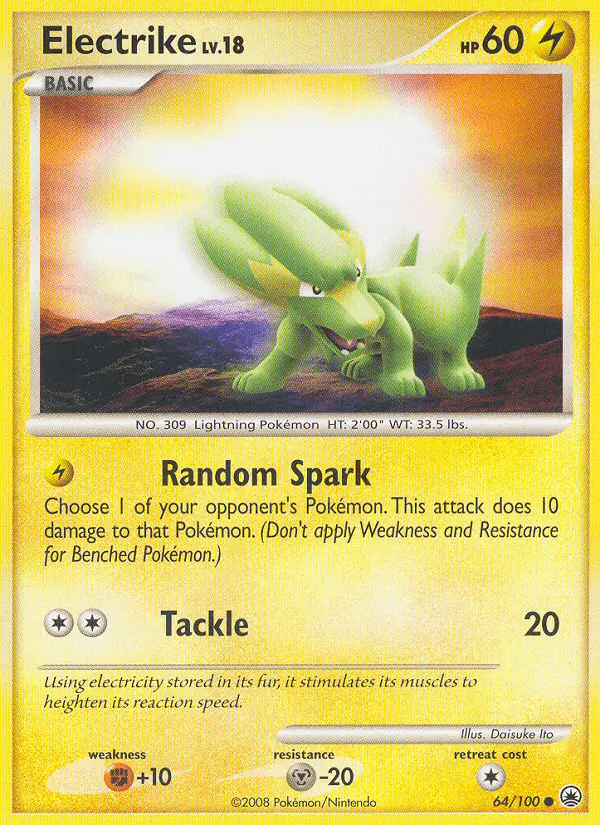 Carta Electrike 64/100 de Majestic Dawn