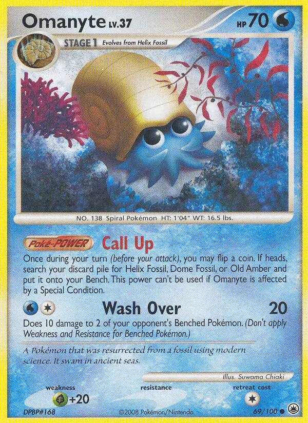 Carta Omanyte 69/100 de Majestic Dawn