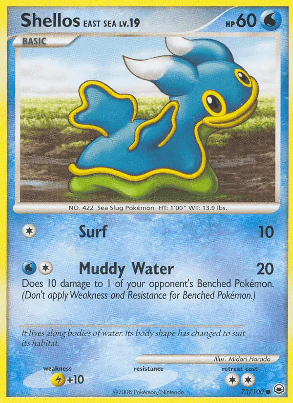 Carta Shellos East Sea 73/100 de Majestic Dawn