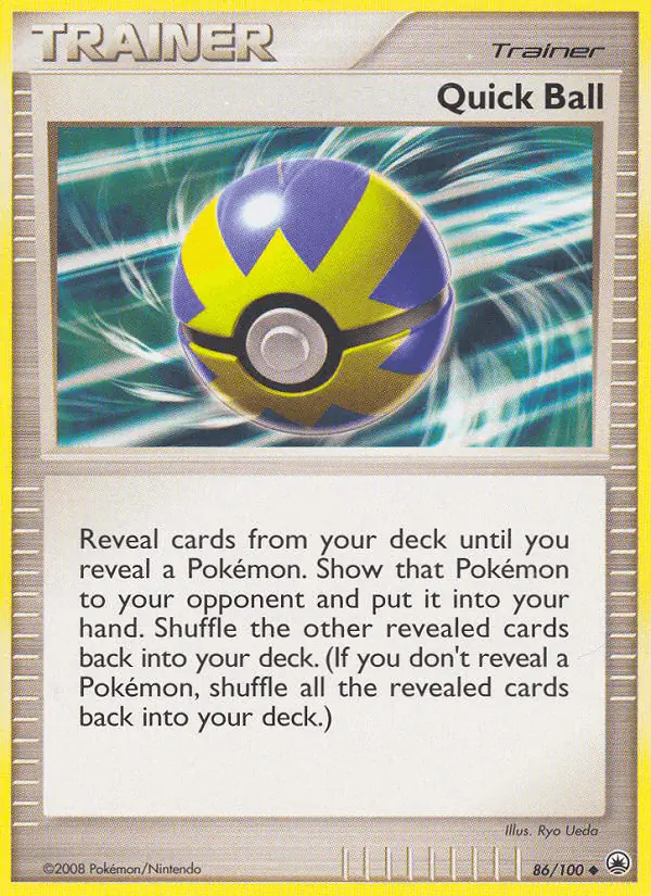 Carta Quick Ball 86/100 de Majestic Dawn
