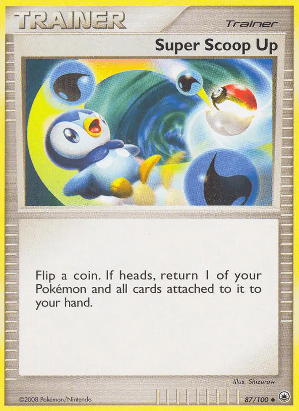 Carta Super Scoop Up 87/100 de Majestic Dawn