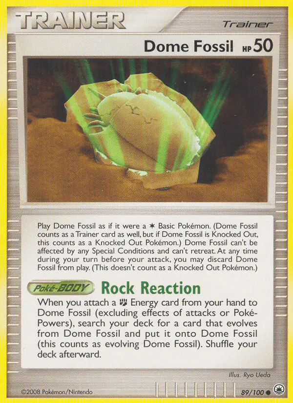 Carta Dome Fossil 89/100 de Majestic Dawn