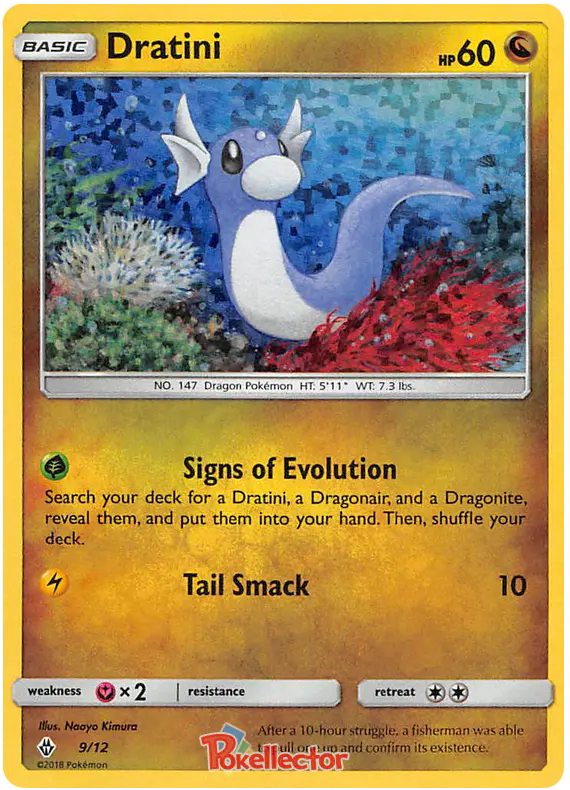 Carta Dratini 9/12 de McDonald's Collection 2018