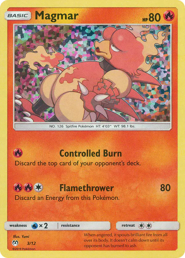 Carta Magmar 3/12 de McDonald's Collection 2019
