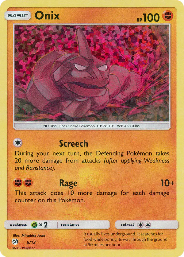Carta Onix 9/12 de McDonald's Collection 2019