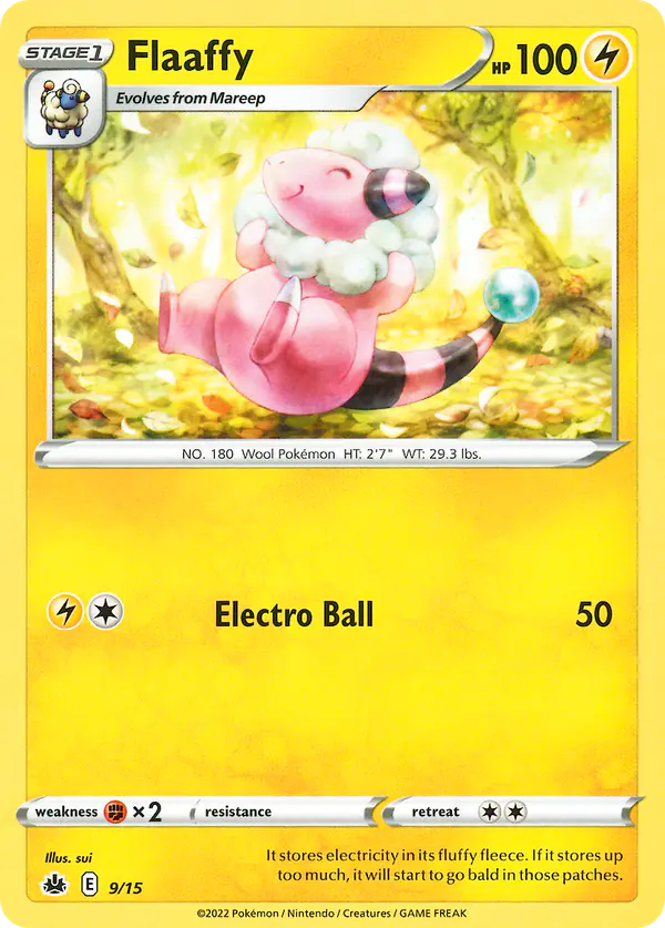 Carta Flaaffy 9/15 de McDonald's Collection 2022