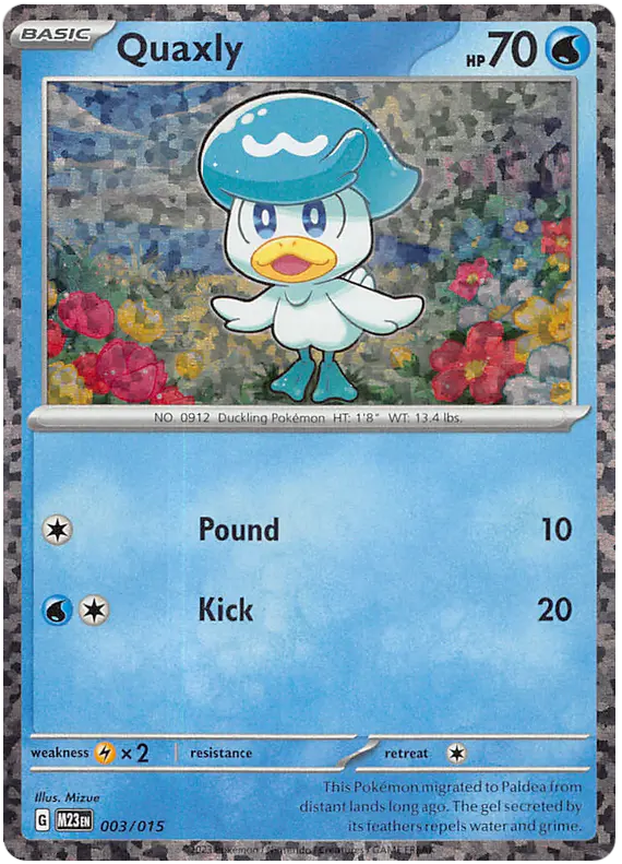 Carta Quaxly 3/15 de McDonald's Collection 2023