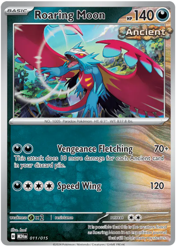 Carta Roaring Moon 11/15 de McDonald's Collection 2024