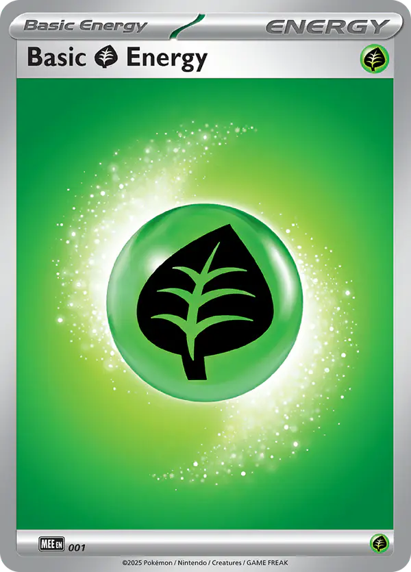 Carta Grass Energy 001/016 de Mega Evolution Energy