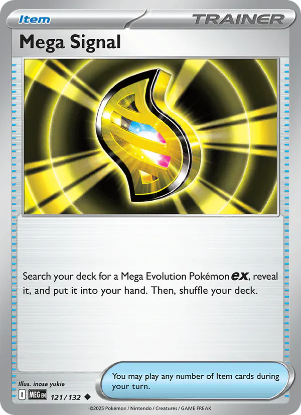 Carta Mega Signal 121/132 de Mega Evolution