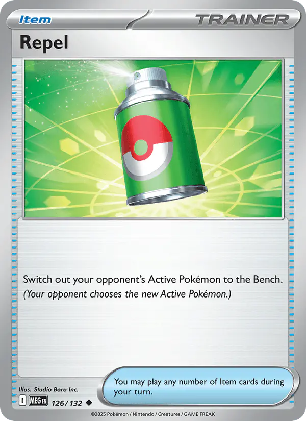 Carta Repel 126/132 de Mega Evolution