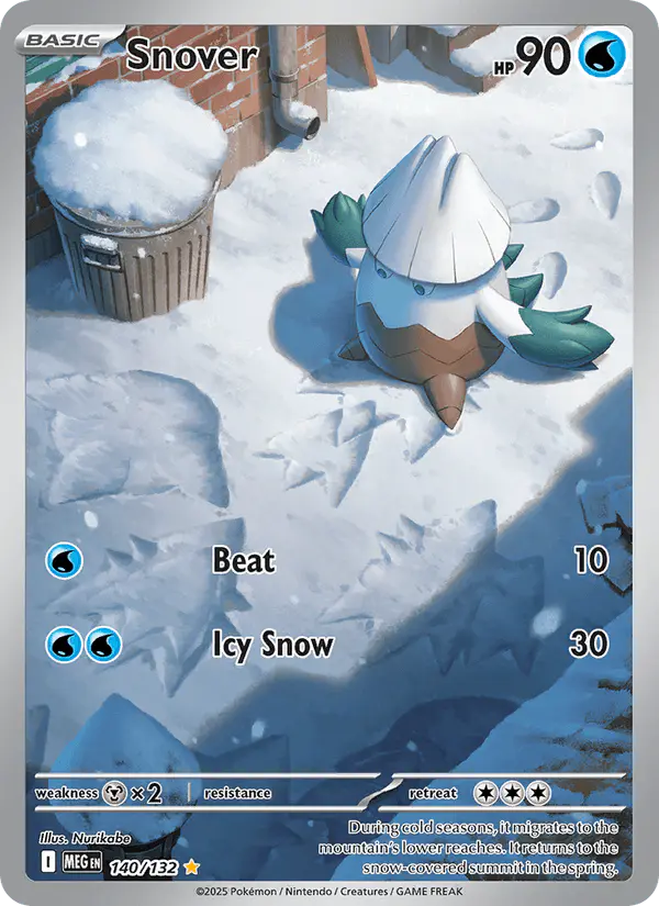 Carta Snover 140/132 de Mega Evolution