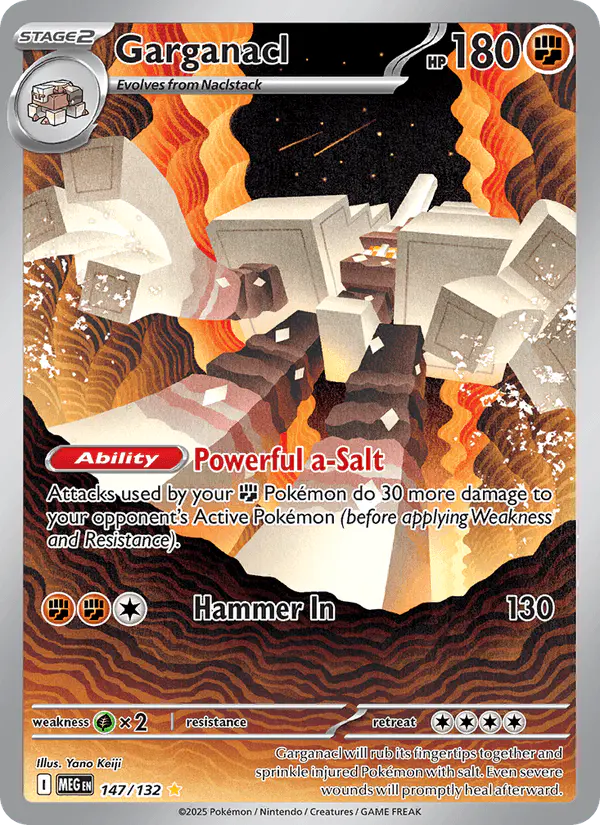 Carta Garganacl 147/132 de Mega Evolution