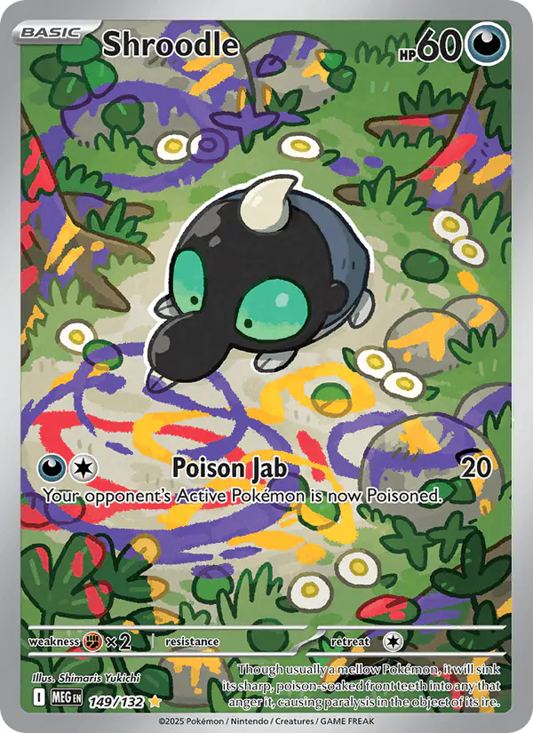Carta Shroodle 149/132 de Mega Evolution