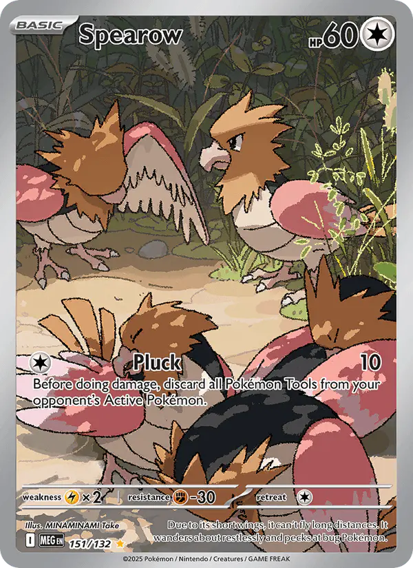 Carta Spearow 151/132 de Mega Evolution