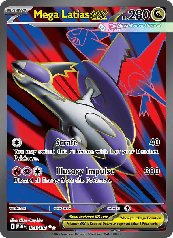 Carta Mega Latias ex 163/132 de Mega Evolution