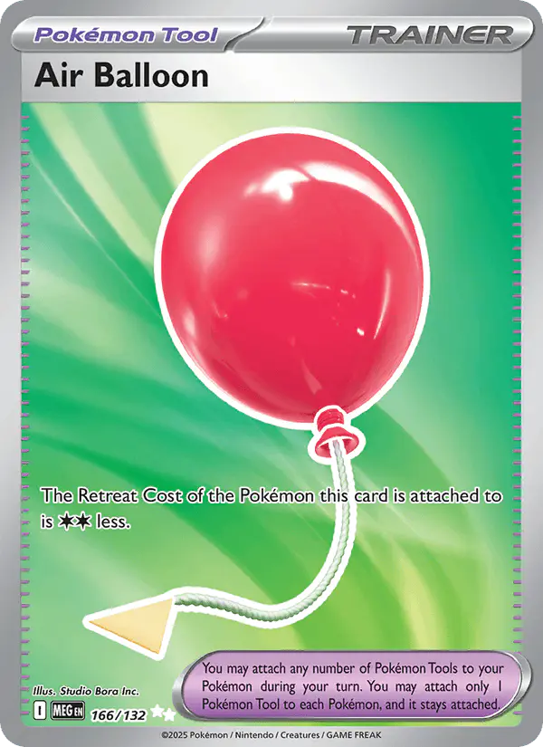 Carta Air Balloon 166/132 de Mega Evolution