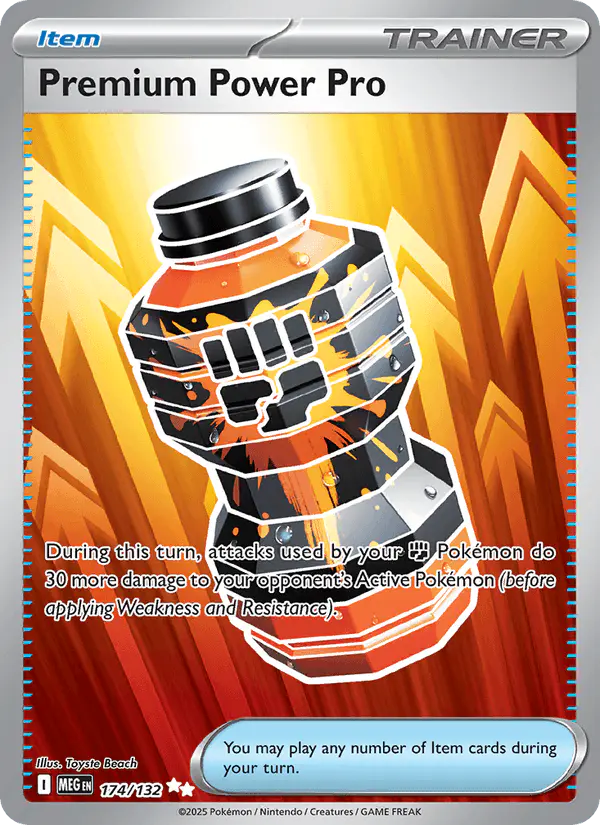 Carta Premium Power Pro 174/132 de Mega Evolution