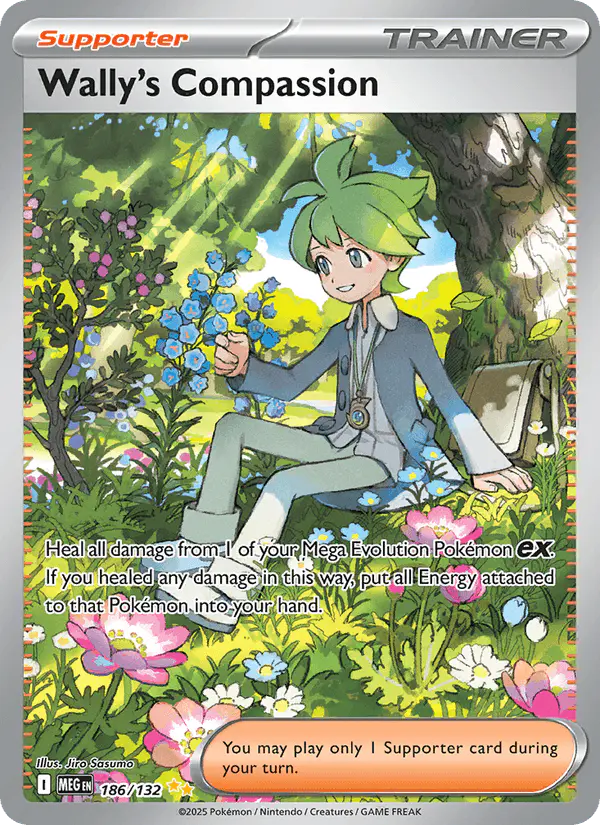Carta Wally's Compassion 186/132 de Mega Evolution