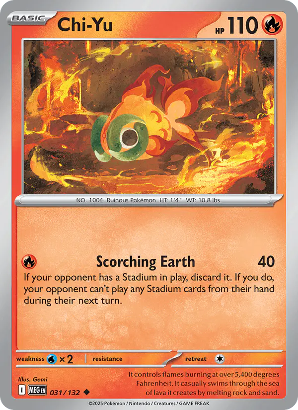 Carta Chi-Yu 031/132 de Mega Evolution