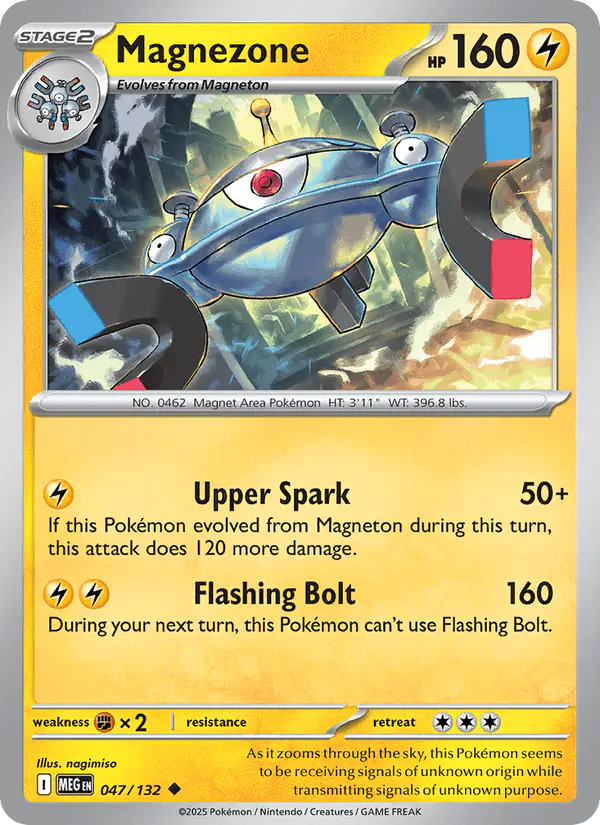 Carta Magnezone 047/132 de Mega Evolution
