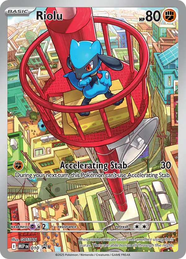 Carta Riolu #10 de MEP Black Star Promos