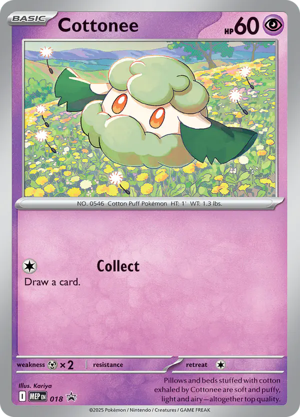 Carta Cottonee #18 de MEP Black Star Promos