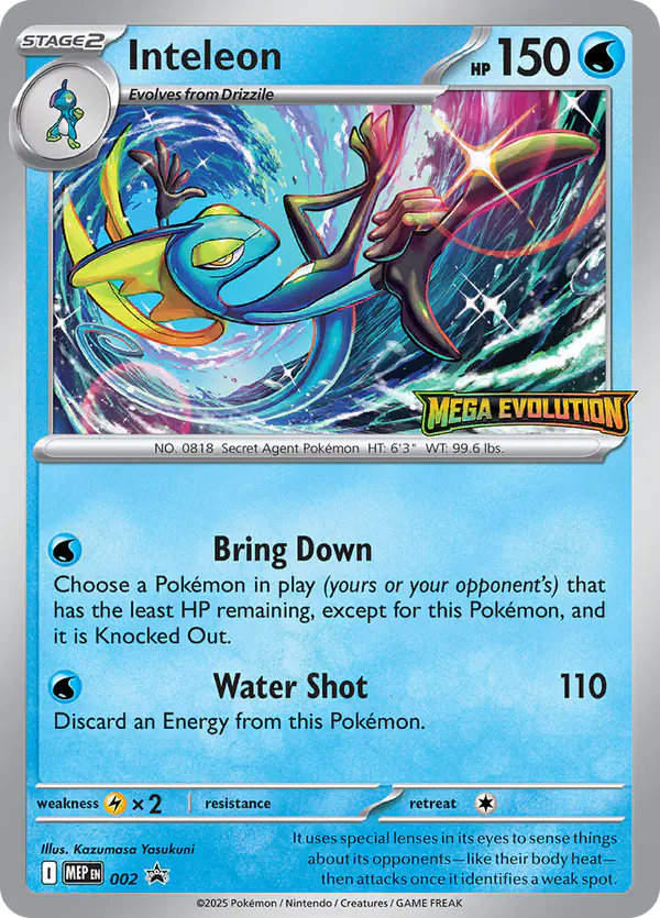 Carta Inteleon #2 de MEP Black Star Promos