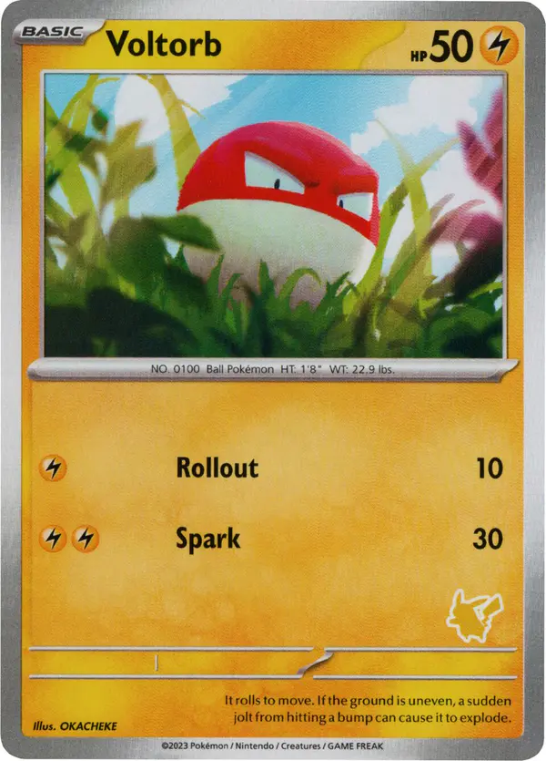 Carta Voltorb 021/048 de My First Battle