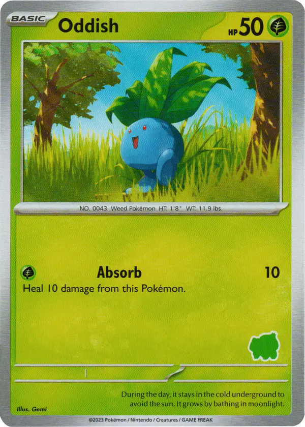 Carta Oddish 003/048 de My First Battle