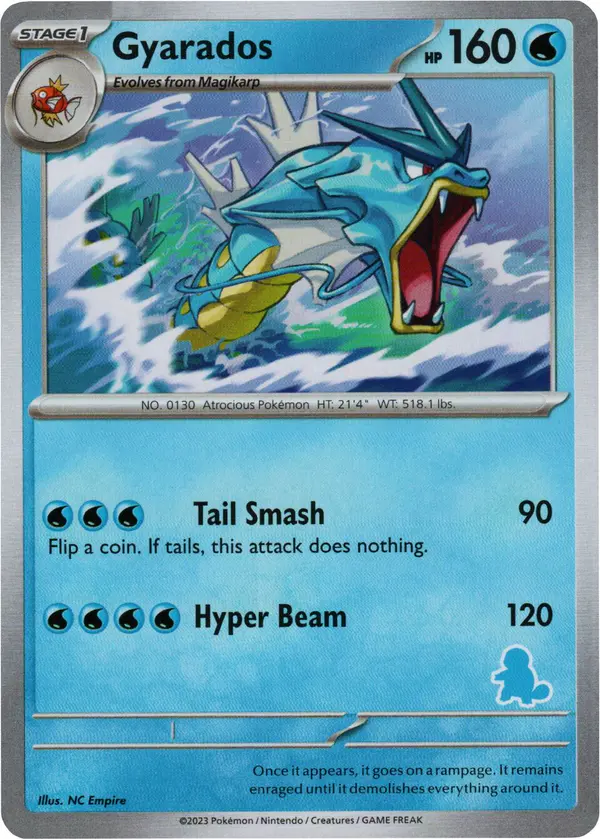 Carta Gyarados 030/048 de My First Battle