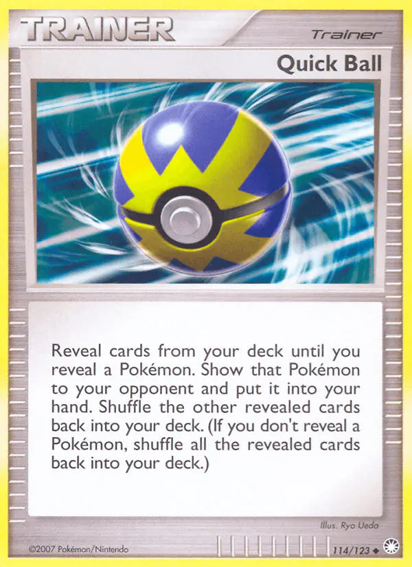 Carta Quick Ball 114/123 de Mysterious Treasures