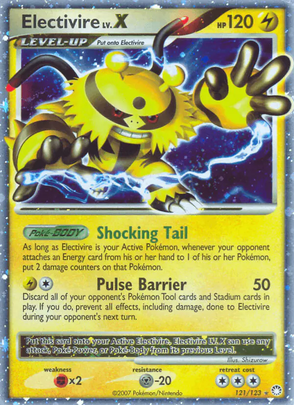 Carta Electivire 121/123 de Mysterious Treasures